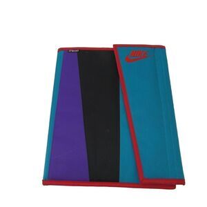 Nike Swoosh Vintage 1994 Mead Binder Folder Trapper Keeper Teal & Purple
